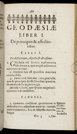 Liber I. De principiis & affectionibus.