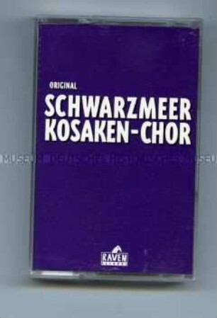 Musikkassette mit Aufnahmen des Schwarzmeer-Kosaken-Chores