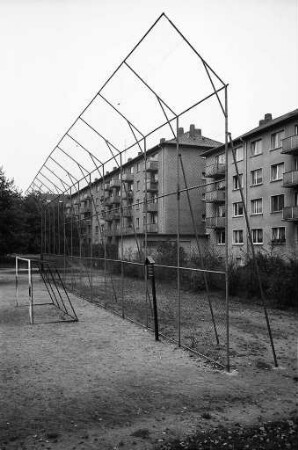 Umgestaltung des Kinderspielplatzes Ecke Ranke-/Morgenstraße.