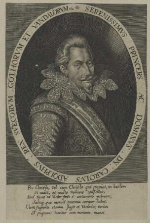 Bildnis von Carolvs Adolphvs, König von Schweden