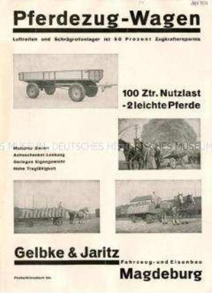 Pferdezug-Wagen