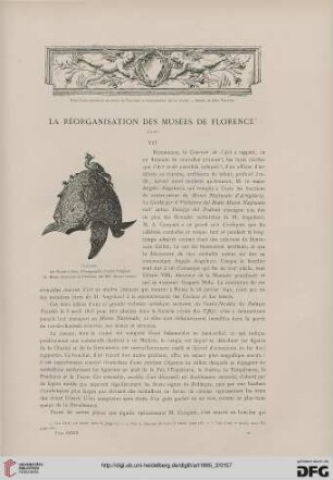 11: La réorganisation des musées de Florence, [2]