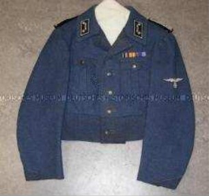 Uniform der Bahnschutzpolizei, Obergruppenführer im Dienstanzug (blau/grau) - Dienstbluse