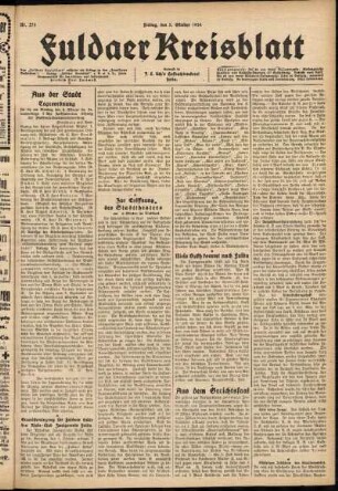 Ausgabe vom Freitag, den 03. Oktober 1924.