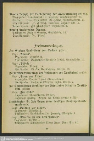 Freimaurerlogen