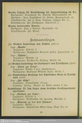 Freimaurerlogen