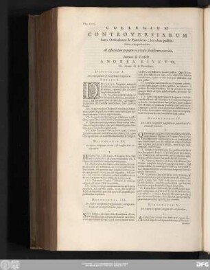 Disputatio II. De Sacrae Scripturae textu, & versionibus authenticis.