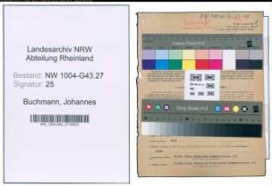 Entnazifizierung Johannes Buchmann , geb. 02.03.1903 (Arbeiter)