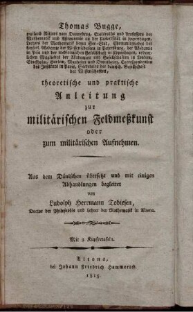 Theil 2, Abtheilung 2: Lehrbuch der gesammten Mathematik oder Vorlesungen über die mathematischen Wissenschaften.