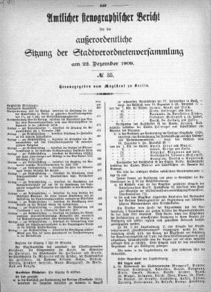 No. 35, 22.12.1909