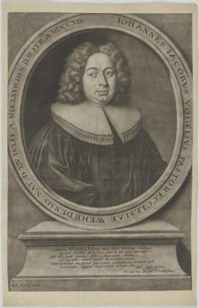 Bildnis des Johann Jacob Vogel