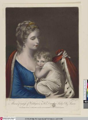 Maria Countess of Waldegrave, & Her Daughter Lady Eliz,, Laura