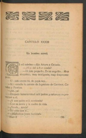 Capítulo XXXIII - Un hombre moral.