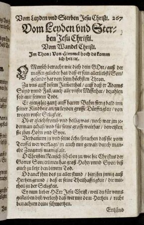 Vom Leyden und Sterben Jesu Christi