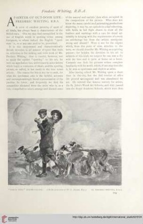 A painter of out-door life: Frederic Whiting, R.B.A.