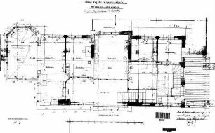 Boxberg-Wölchingen: Empfangsgebäude Grundriss 1.Stock