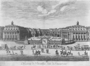 Versailles: Hofseite des Schlosses