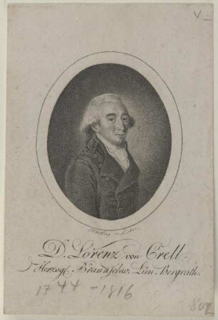 Bildnis des Lorenz von Crell