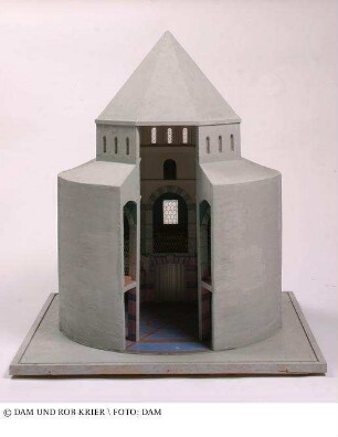 Seniorenwohnanlage des Theodor-Fliedner-Werks - Modell der Kapelle