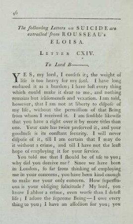 46-75 Letters on suicide from Rousseau's Eloisa