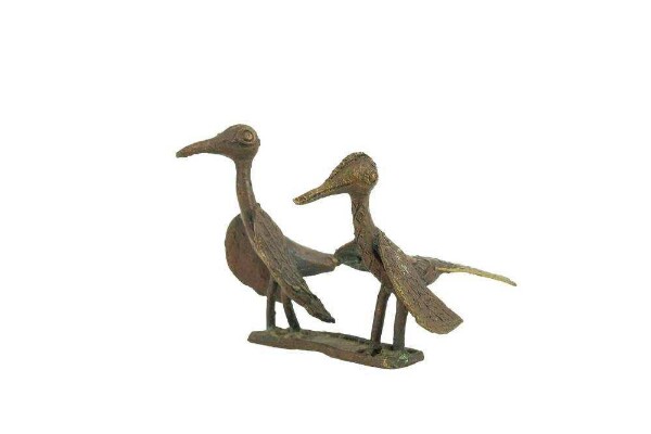 Double sculpture: Ibises