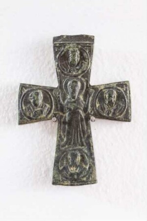 Reliquienkreuz mit Kirchenvätern