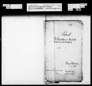 Aufzeichnungen über Vorgänge beim königlichen und kurfürstlichen Bergamt Voigtsberg, Band 10