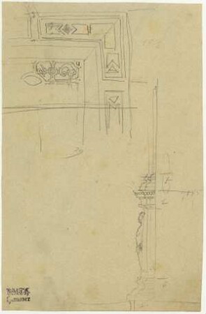 Gebäude in Lübeck, Täfelung, Pilaster
