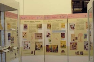 Blick in die Ausstellung im Foyer der SLUB