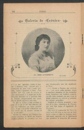 [Retrato de] Sta. Irene Latourette