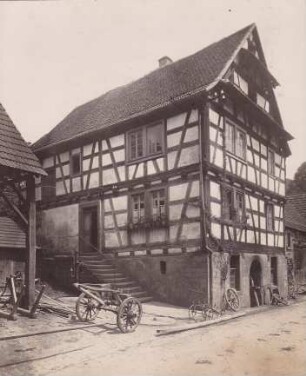 Haus 58. Fachwerk. Bauernhaus
