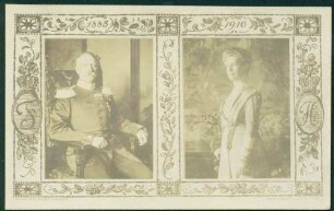 Großherzog Friedrich II. und Großherzogin Hilda.