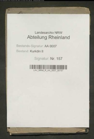 Kaiserliche Belehnung des Erzbischofs Clemens August mit Kurköln
