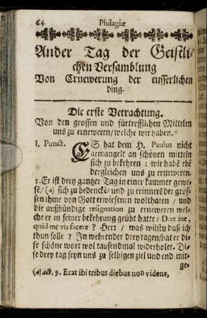Ander Tag der Geistlichen Versamblung. Von der Erneuerung der eusserlichen ding.