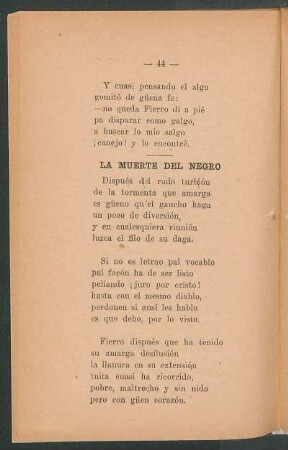 La Muerte del Negro