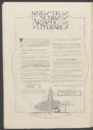 Nuestros concursos artísticos y literarios