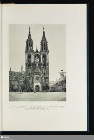 Die Westfront des Domes und der Domplatz