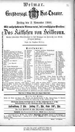 Das Käthchen von Heilbronn