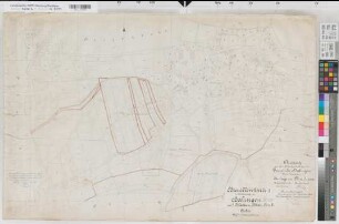 Halingen (Menden), Teilung von Halingen, Brouillonkarte I zu Flur 3