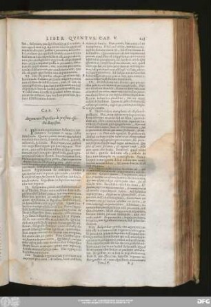 Cap. V. Argumenta Papistica de praesenti effectu Baptismi.