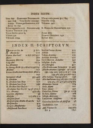 Index II. Scriptorum