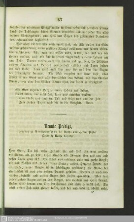 Neunte Predigt, gehalten zu Großpötzschau bei Rötha von Herrn Pastor Heinrich Rothe daselbst