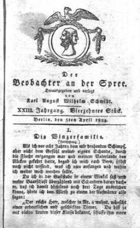 14. Stueck, 5. April 1824