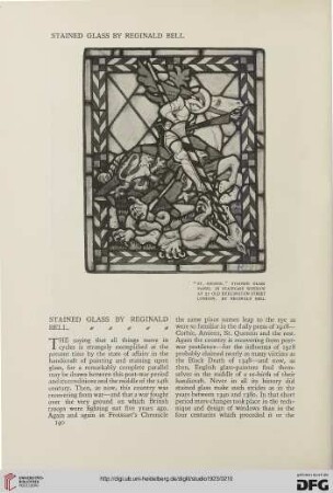 85: Stained glass by Reginald Bell