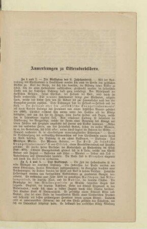 Anmerkungen zu Litteraturbildern
