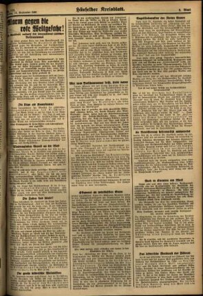 Zweite Ausgabe vom Freitag, den 11. September 1936.