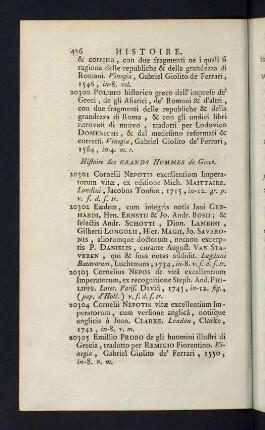 456-457, Histoire des Grands Hommes de Grece