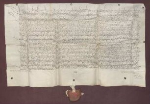 Kurfürst Ludwig V. von der Pfalz vidimiert und konfirmiert die Konfirmation des Freiheitsbriefs des Pfalzgrafen Friedrich für den Hart'schen Hof zu Edingen (1456 September 7), die Kurfürst Philipp von der Pfalz 1478 Dezember 31 ausgestellt hat.