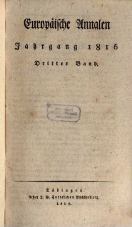 Europäische Annalen. 1816, 3