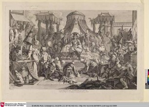 L'AUDIENCE DE L'EMPEREUR CHINOIS; [Audienz bei einem chinesischen Herrscher]